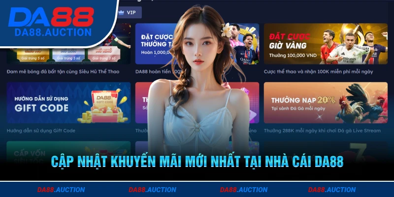 Loạt ưu đãi hot nhất DA88 vừa ra mắt